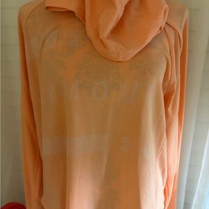 LG Women's Orange Cowl Neck Sweater